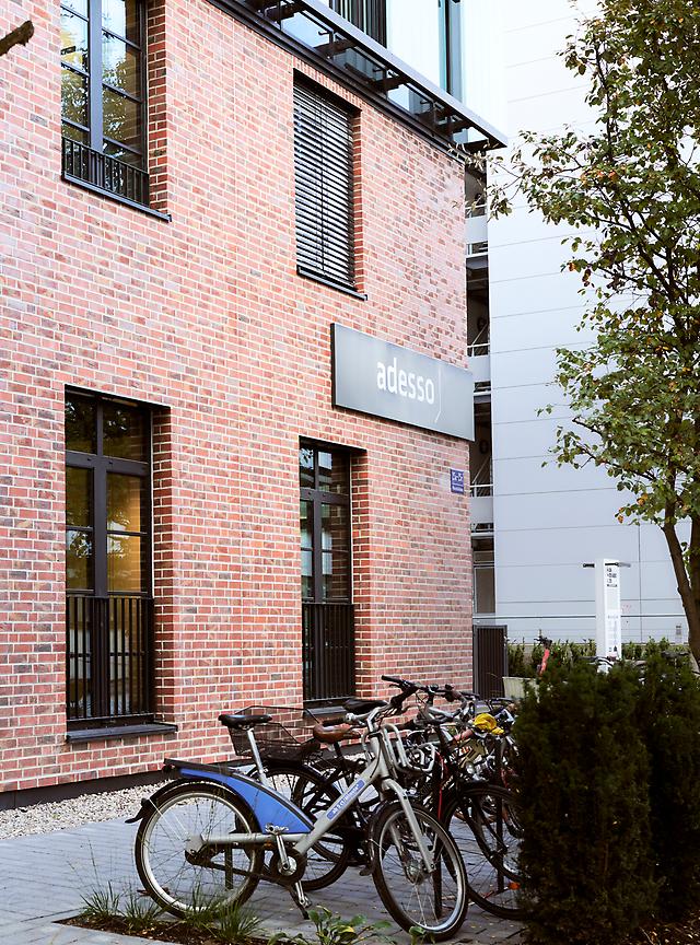 adesso office with bikes
