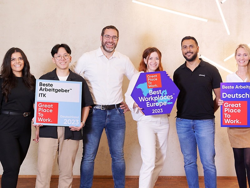 adessi mit der Auszeichnung "Best Workplaces Europe"